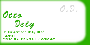 otto dely business card